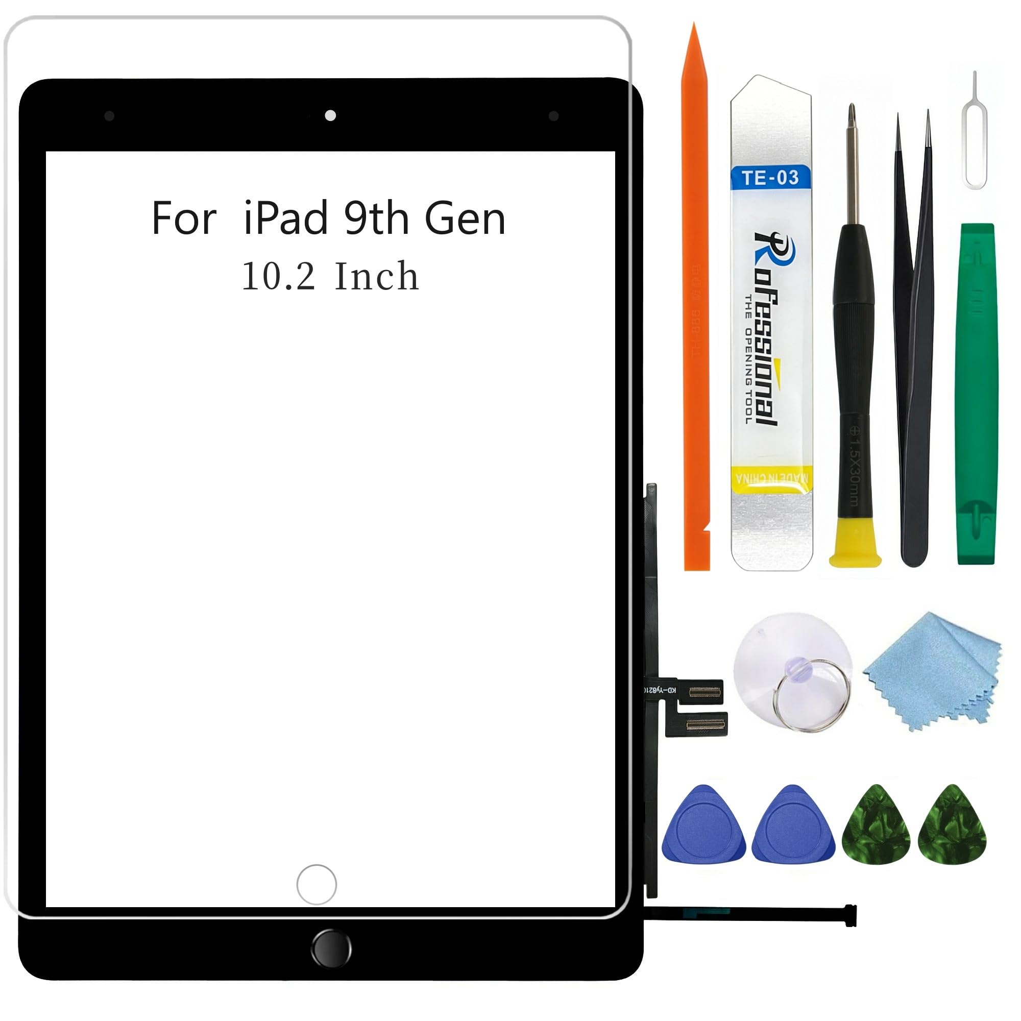 Amazon | タッチパネル交換用 10.2インチ 2021 iPad 第9世代（A2602